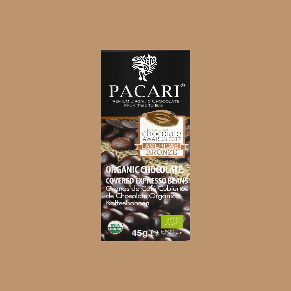 Chocolate Covered Coffee Beans - Pacari - Espresso