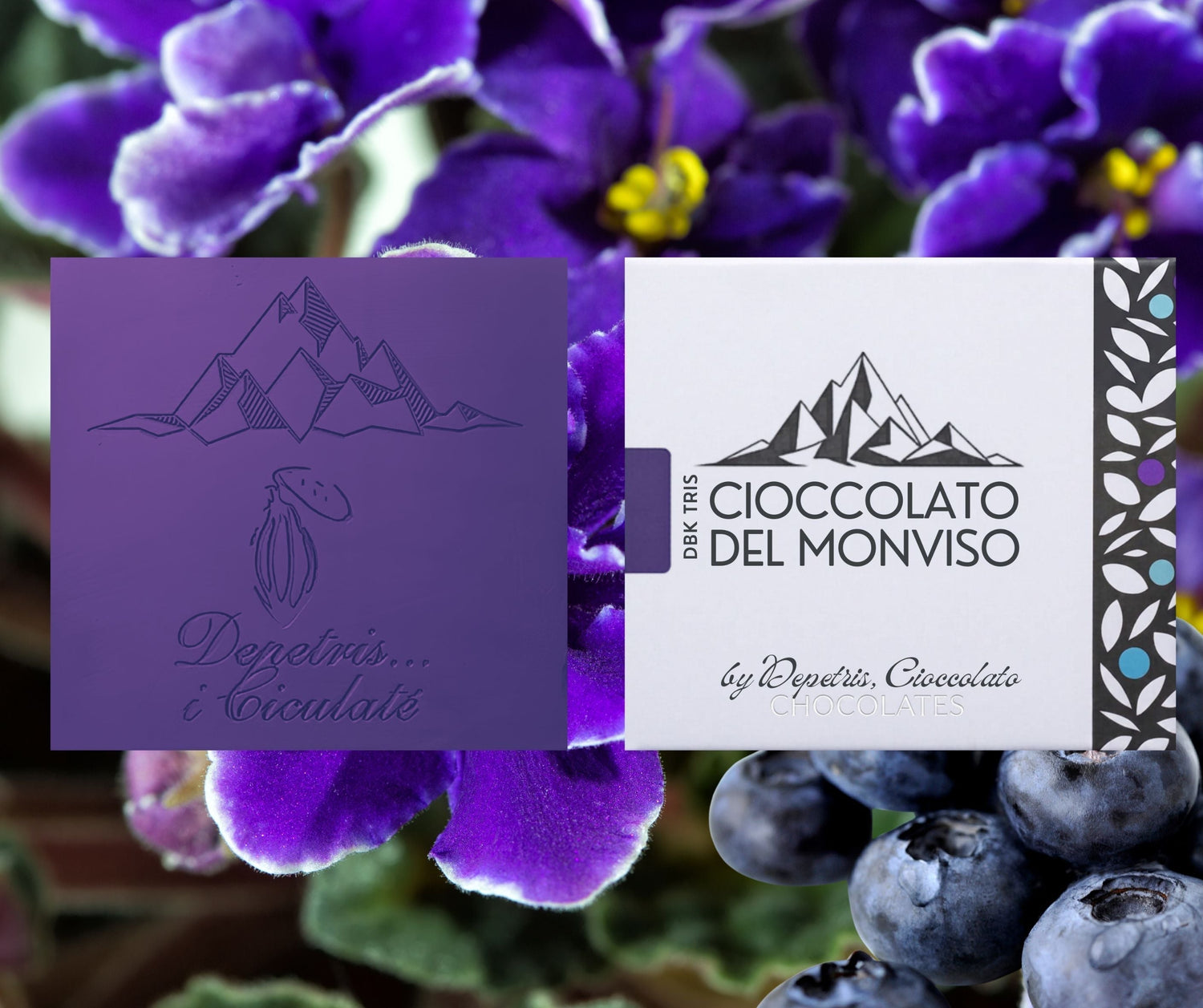 Depetris Riccardo Violets & Blueberry Chocolate | The Best Chocolate in the World