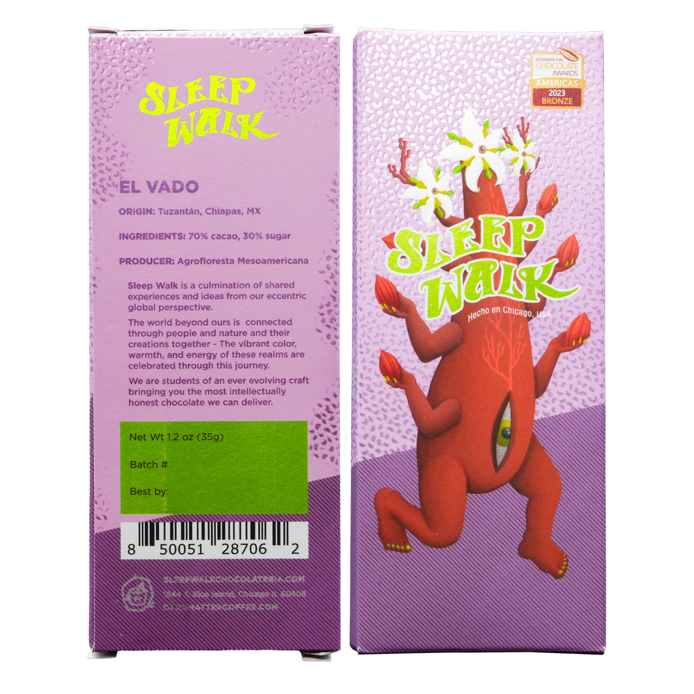 Best Chocolate in the World | Sleep Walk - El Vado, 70%