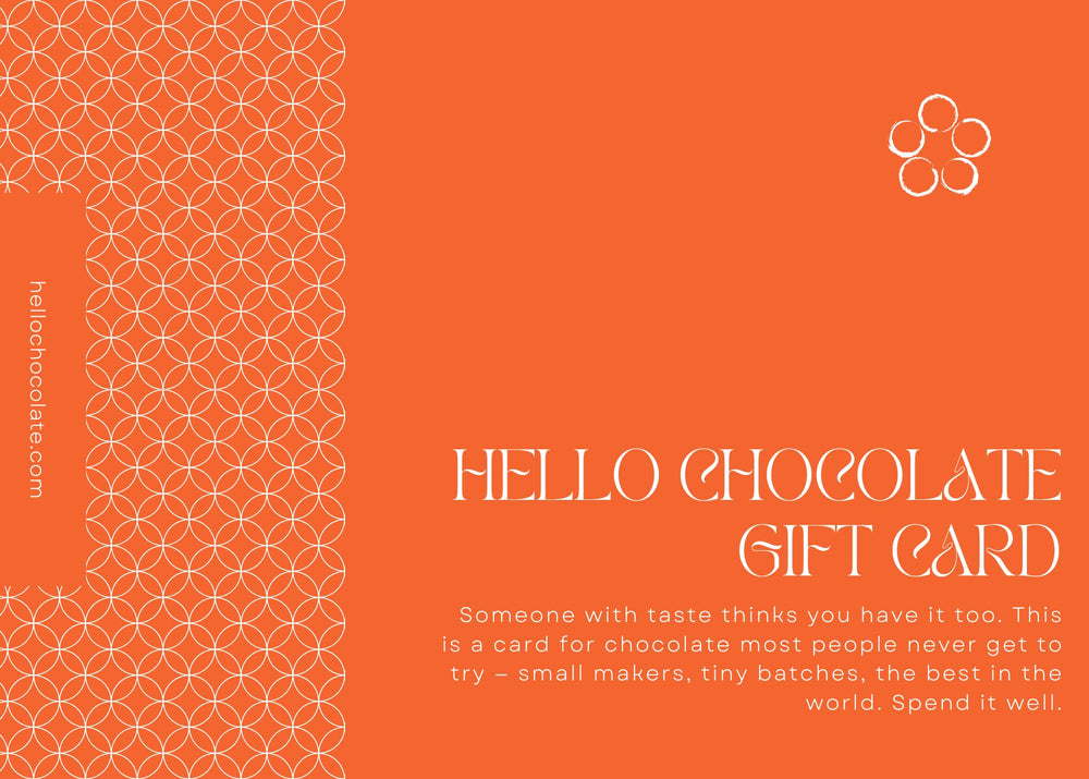 Hello Chocolate Gift Card | The Best Chocolate From Around the World