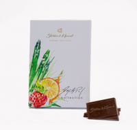 White Chocolate Bar - Prague Chocolate - White Chocolate 40% With Asparagus with Bites