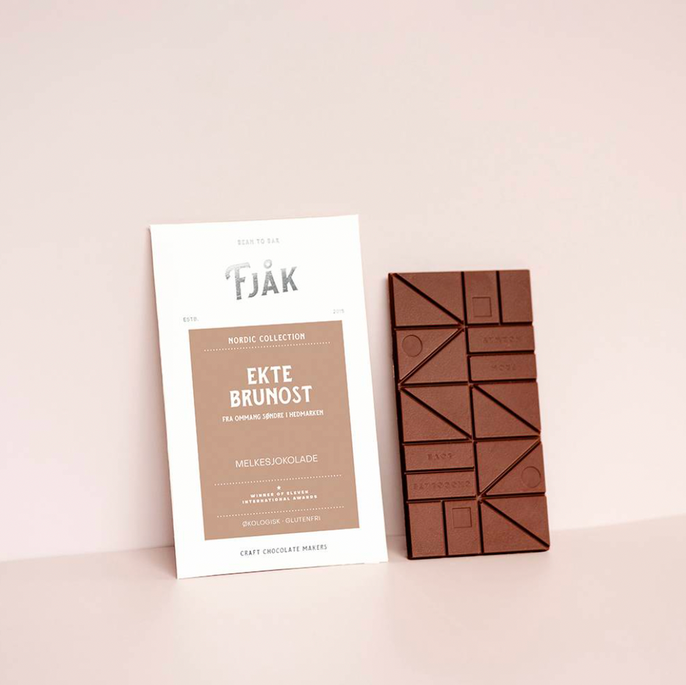 The Best European Milk Chocolate 2024 - Fjak - Norwegian Brown Cheese 45%