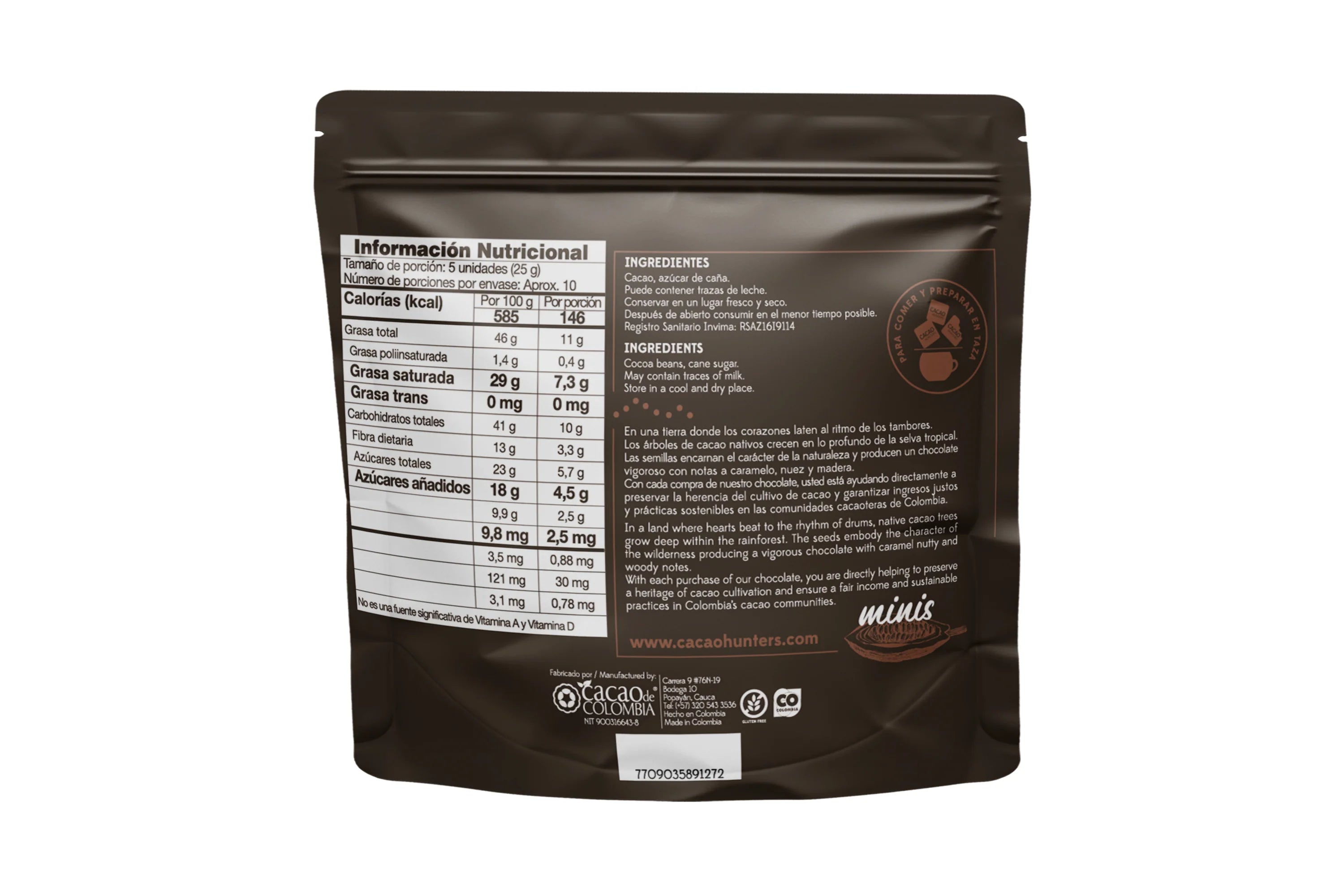 World's Best Chocolate | Cacao Hunters - Tumaco 82%