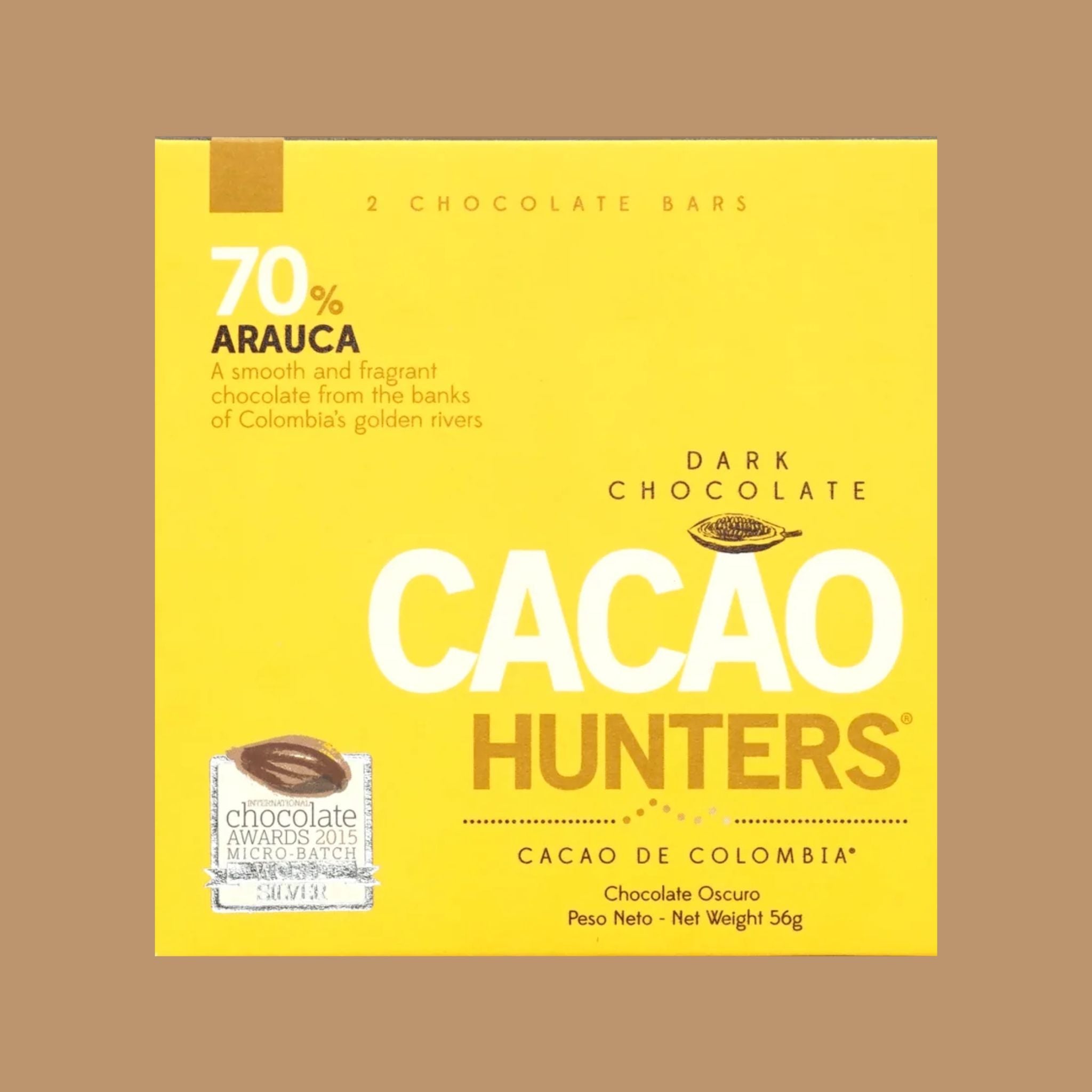 Cacao Hunters Chocolate - Arauca 70%