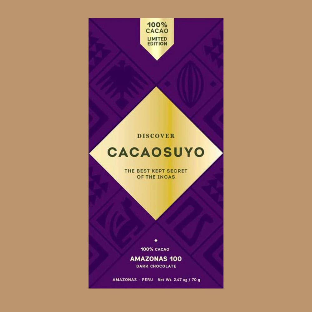 Sugar-free Dark Chocolate | Cacaosuyo - Amazonas, 100%