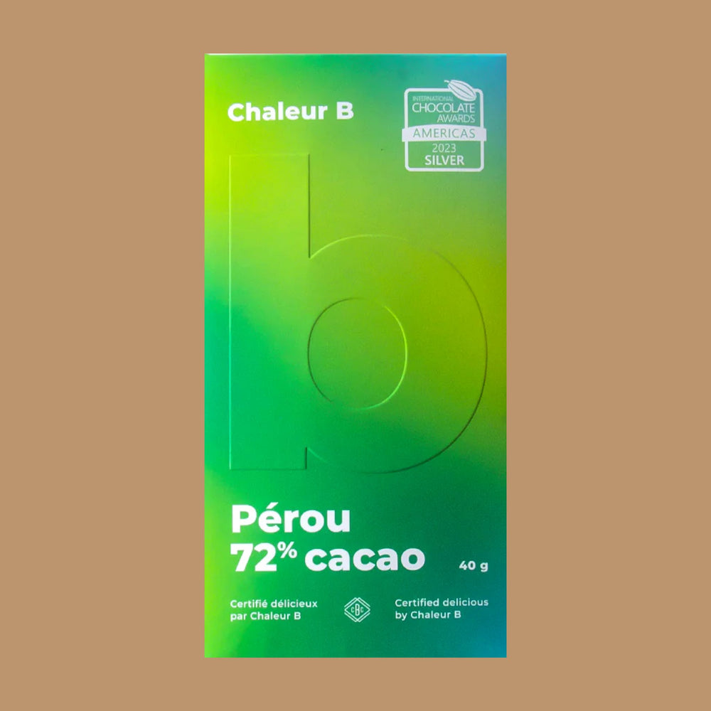 World's Best Dark Chocolate 2023 | Chaleur B Chocolat - Peru Ucayali 72%