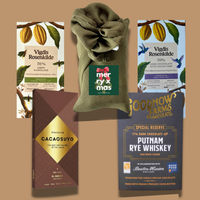 Christmas chocolate gift box with the world's best dark chocolate bars