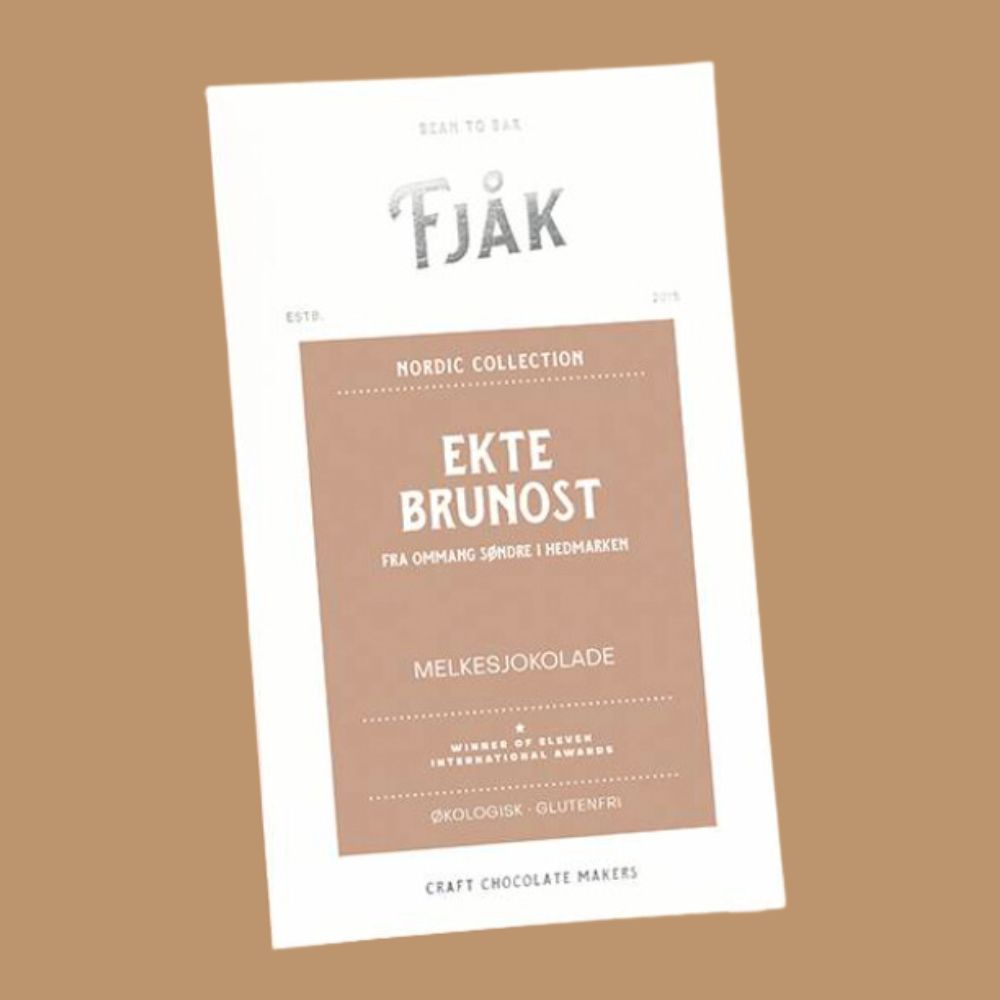 The Best European Milk Chocolate 2024 - Fjak - Norwegian Brown Cheese 45%