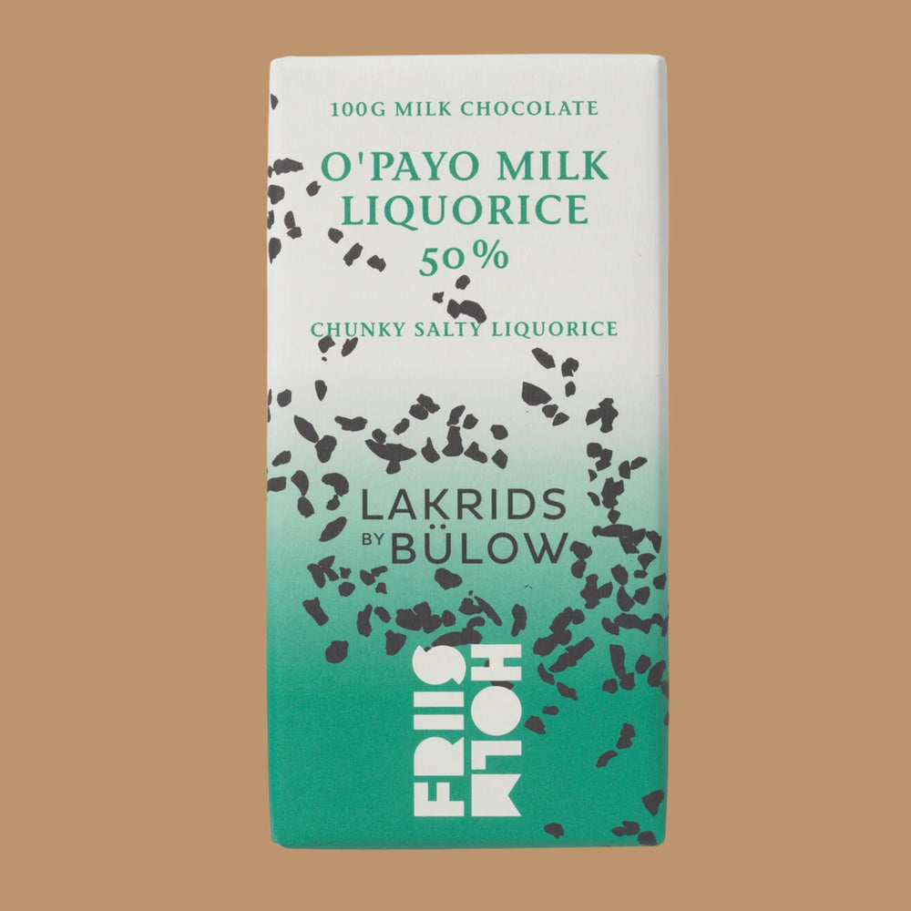 Milk Chocolate - Friis-Holm - O'Payo Milk Liquorice 50%