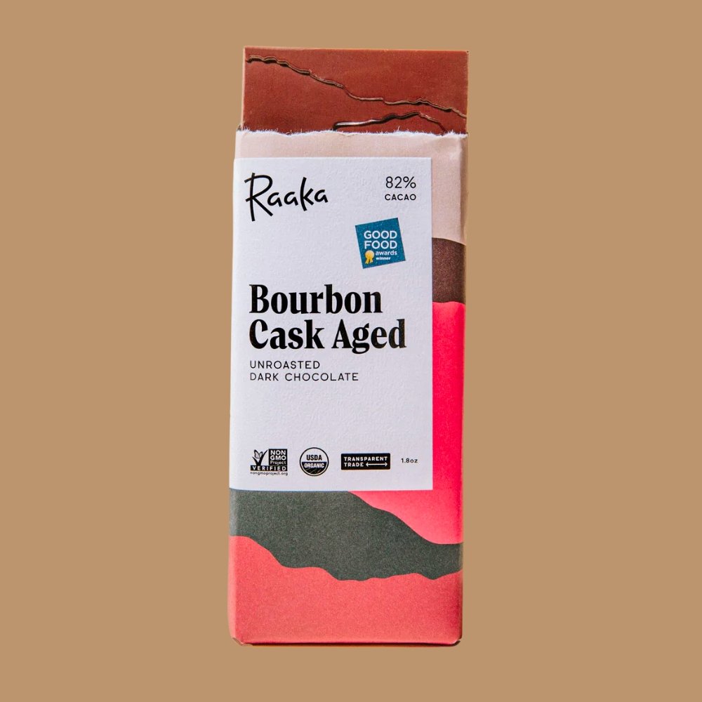 Raaka - Raw Chocolate - Bourbon Cask Aged - Hello Chocolate®