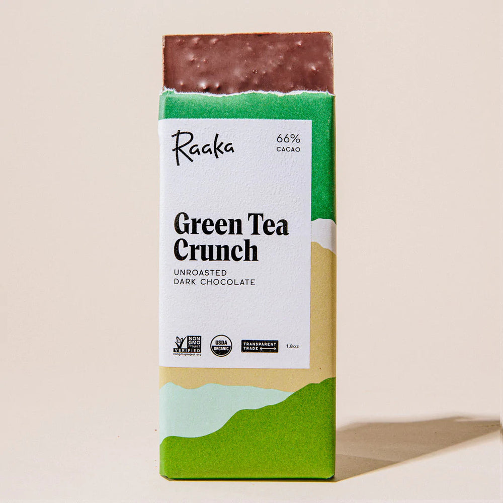 Dark Chocolate - Raaka Green Tea Crunch