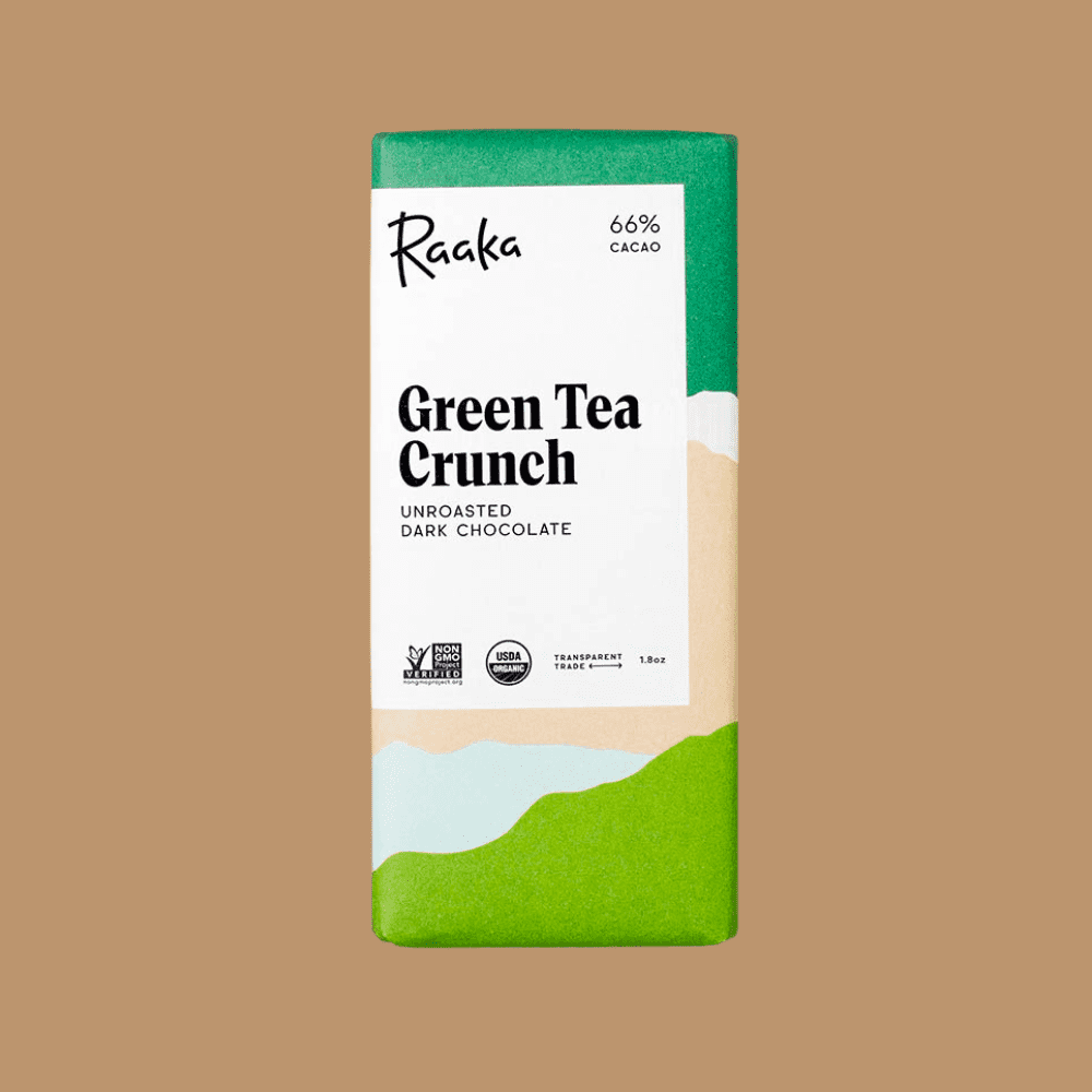 Dark Chocolate - Raaka Green Tea Crunch